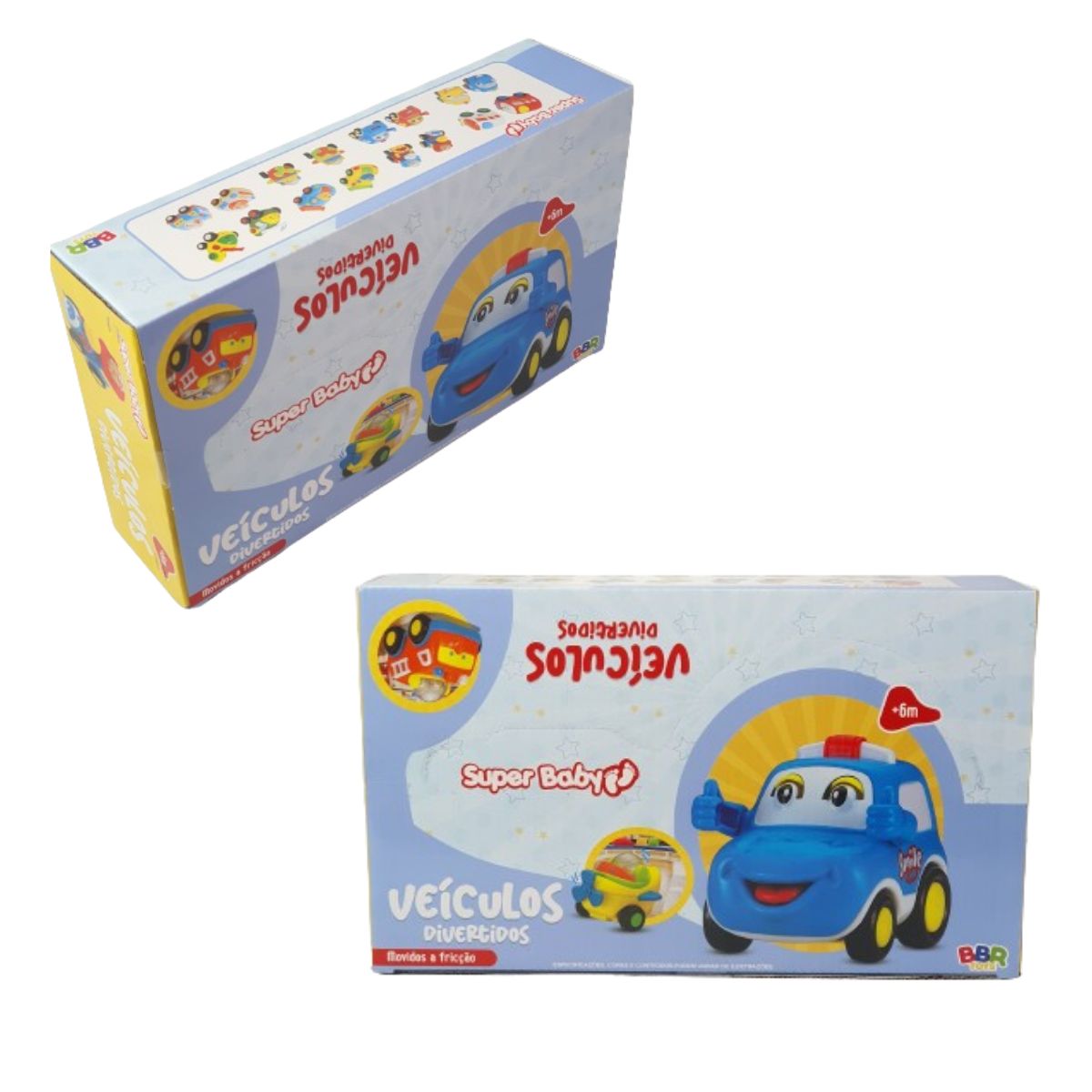 Carrinhos De Fricçao Kit Com 8 Peças - Bbr Toys Carrinhos De Fricçao Kit Com 8 Peças - Bbr Toys